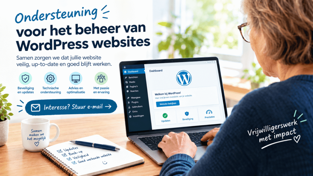 vrijwilligerswerk beheer website
